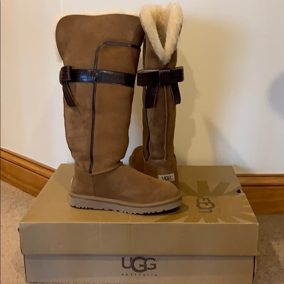 UGG Shoes - Chestnut Ugg “Genevieve” boots